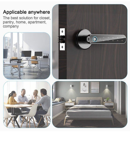Secustone Fingerprint Door Lock Keyless Entry Door Lock Smart Lock with Keypad